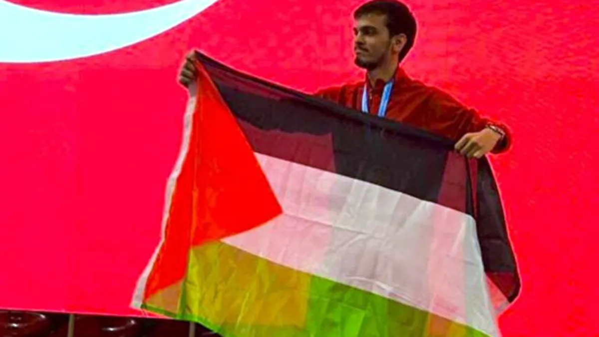 Meta'dan milli sporcuya "Filistin" engeli! Bayrak açtığı video nedeniyle hesabı kapatıldı