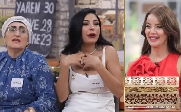 1696594818257.jpg Gelinim Mutfakta çeyrek altını ve bilezikleri kim kazandı? 6 Ekim Cuma Gelinim Mutfakta puan durumu! Elenen yarışmacı... - 4
