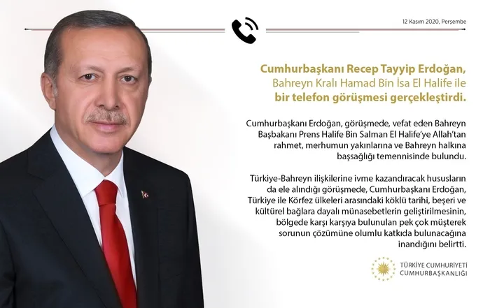 Son dakika: Başkan Erdoğan Bahreyn Kralı Hamad Bin İsa El Halife ile görüştü - 1