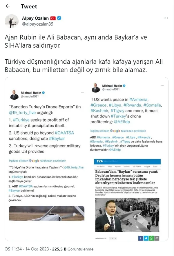 Ali Babacan'ın seçim vaadi belli oldu! Terörle mücadelede İHA ve SİHA'ların önü kesilecek