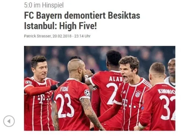 Alman basını Bayern Münih - Beşiktaş maçı için ne yazdı?