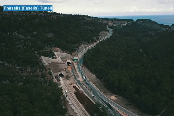 100 yıllık rüya gerçek oldu: Phaselis Tüneli! Antalya’yı, Ege ve İç Anadolu’ya bağlıyor