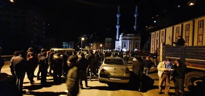 Trabzon’da polis ve vatandaşlar arasında gerginlik