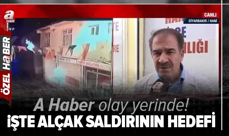 Diyarbakır'da provokatif saldırı! AK Parti Hani İlçe Başkanlığı'na molotofkokteyli atıldı