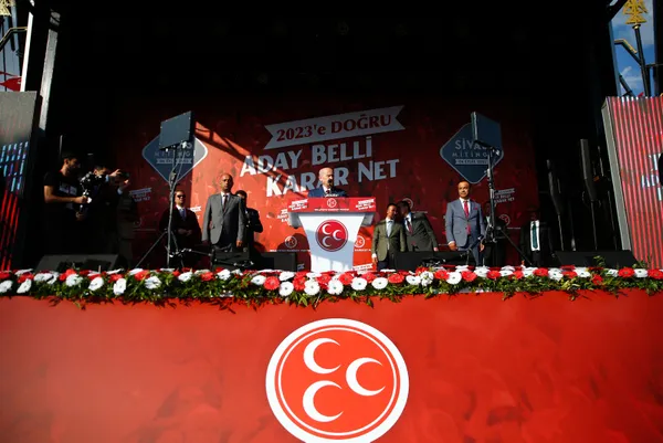 Son dakika: MHP Sivas mitingi | Devlet Bahçeli: Adayımız Recep Tayyip Erdoğan’dır