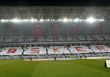Sivas'ta muhteşem Afrin koreografisi