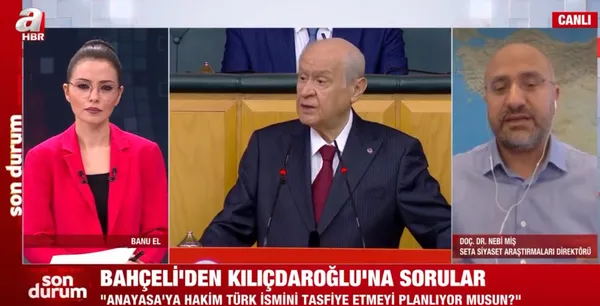 CHP lideri Kemal Kılıçdaroğlu MHP Genel Başkanı Bahçeli'ye cevap verecek mi? Doç. Dr. Nebi Miş A Haber'de anlattı - 2
