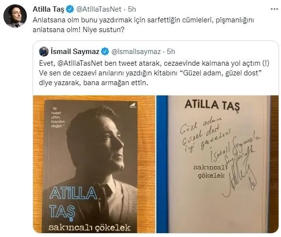 Son dakika: İsmail Saymaz ve Atilla Taş sosyal medyada birbirine girdi! Küfürler havada uçuştu - 7