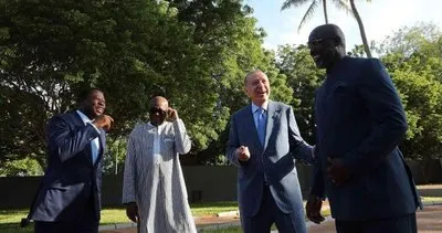 Son dakika: Başkan Erdoğan Afrika'daki esprili görüntünün hikayesini anlattı