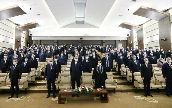 Anayasa Mahkemesi'nin yeni üyesi Kenan Yaşar görevine başladı! Başkan Erdoğan törene katıldı - 1