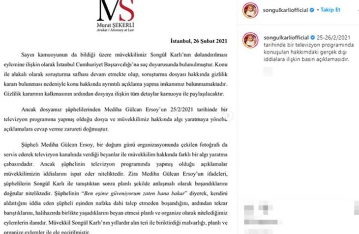 Yuva yıkan kadın ilan etmişti! Songül Karlı’dan iddialara yanıt geldi