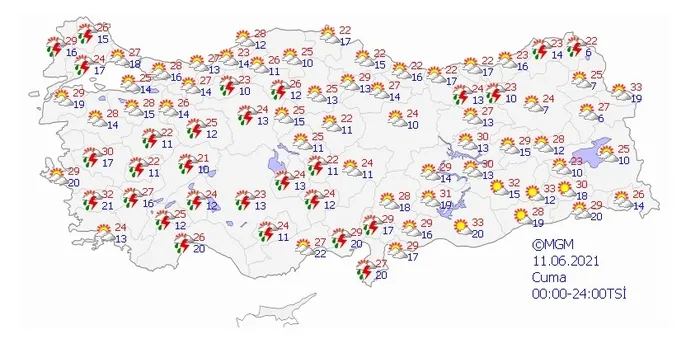 Meteorolojiden o iller için son dakika sağanak yağış uyarısı | İstanbul İzmir Ankara... - 2