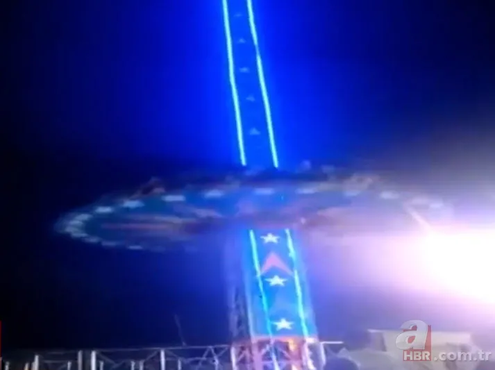 Lunaparkta büyük facia! Metrelerce yükseklikten yere çakıldılar 3