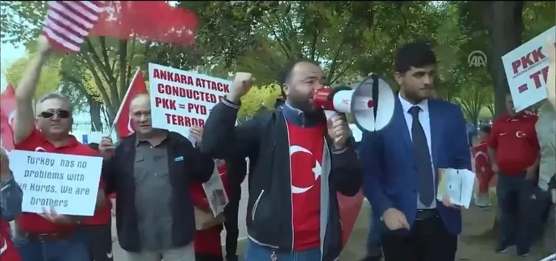 ABD'deki Türklerden Barış Pınarı Harekatına destek gösterisi