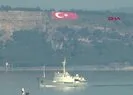 Rus istihbarat gemisi Çanakkale Boğazından geçti |Video