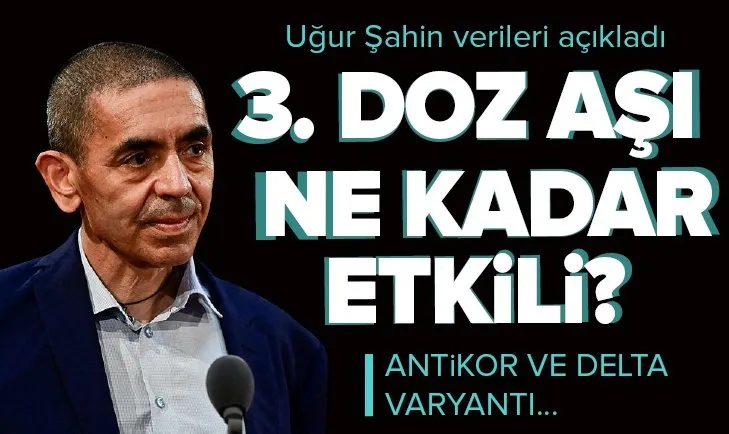 Biontech’in kurucu ortağı Prof. Dr. Uğur Şahin’den 3. doz Kovid-19 aşısı, antikor ve Delta varyantı açıklaması