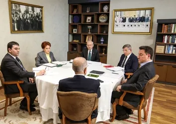 Siyasi yağmacılar masa etrafında toplandı! 6+1'li koalisyondan algı dolu açıklama: "Devlet yok" yalanını sürdürdüler