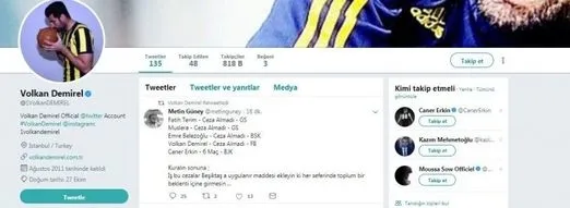 Volkan Demirel'den şaşkına çeviren retweet - 1