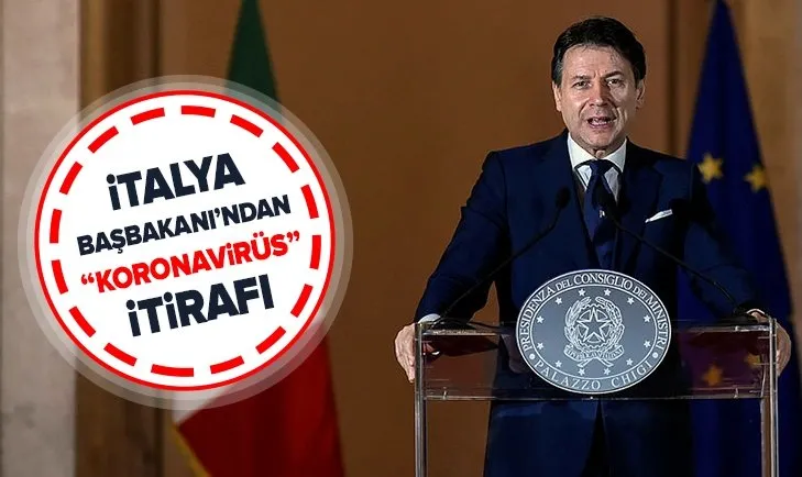İtalya Başbakanı Giuseppe Conte'den koronavirüs itirafı