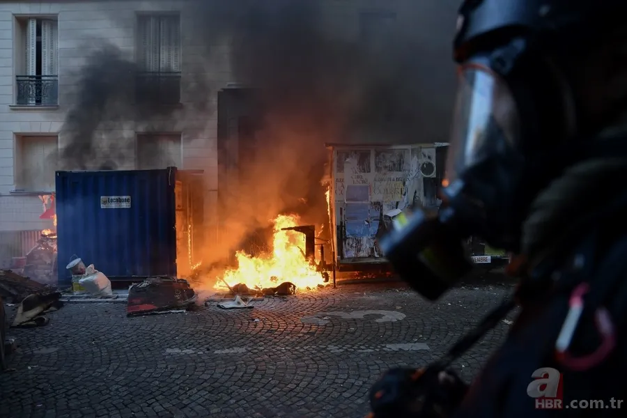 Fransa Cumhurbaşkanı Emmanuel Macron kabul etti: Polis şiddet uyguluyor! 20