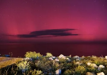 Burası Norveç değil Kastamonu! Kuzey ışıkları ile görsel şölen