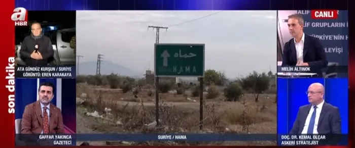 Dünya televizyonlarında bir ilk: A Haber ekibi Hama’da!