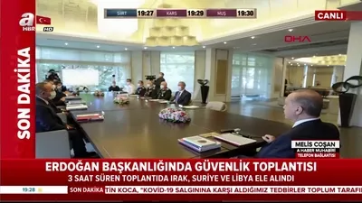 Başkan Erdoğan başkanlığında kritik zirve