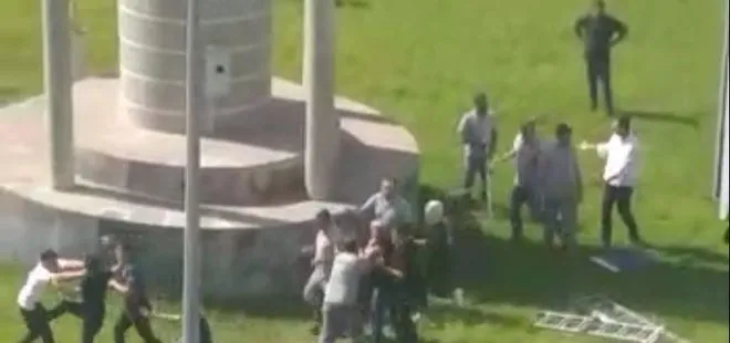 Diyarbakır’da kaza sonrası kavga! Ekipler güçlükle ayırdı
