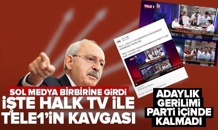 Sol medya birbirine girdi! İşte Halk TV ve TELE1’in kavgası| TELE 1 yandaşını topa tuttu: Halk tv’ye rağmen var olmaya da devam edeceğiz