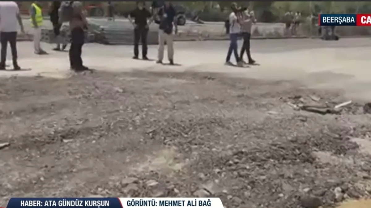 A Haber savaş hattında! Beerşeba’da İran yıkımı