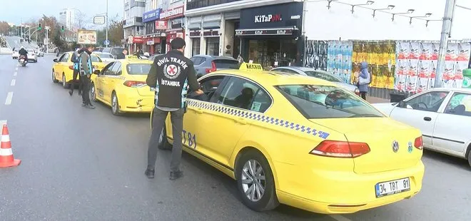 Kadıköy’de taksilere denetim: Ceza yağdı