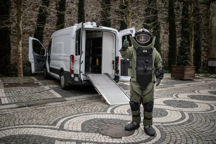 Yerli bomba imha robotu Ertuğrul İstanbul’da görev başında