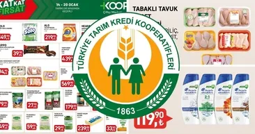 Tarım Kredi’de 15-20 Ocak Kampanyası | Fiyatlar dibe düştü: Tavuk baget, filiz çay, dana sucuk...