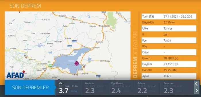 Son dakika: Van'da korkutan deprem (2021 SON DEPREMLER) - 2