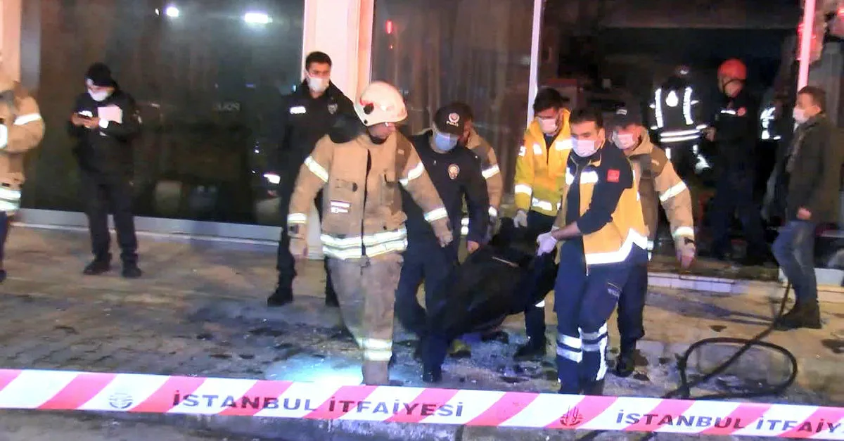 Maltepe'de kahreden olay! Mağazada kalan engelli vatandaş çıkan yangında hayatını kaybetti