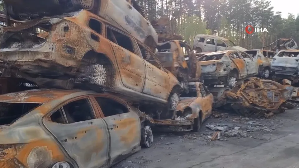 İrpin’in araç mezarlığı