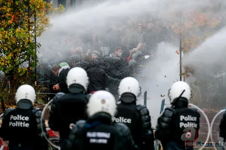 AB ülkesinde sokaklar savaş alanına döndü 9