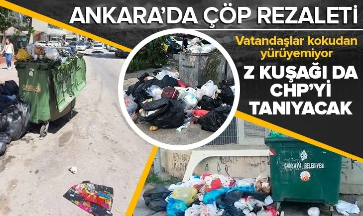Ankara'daki çöp krizi büyüyor! Mansur Yavaş'a tepki: Z kuşağı da sizi tanıyor