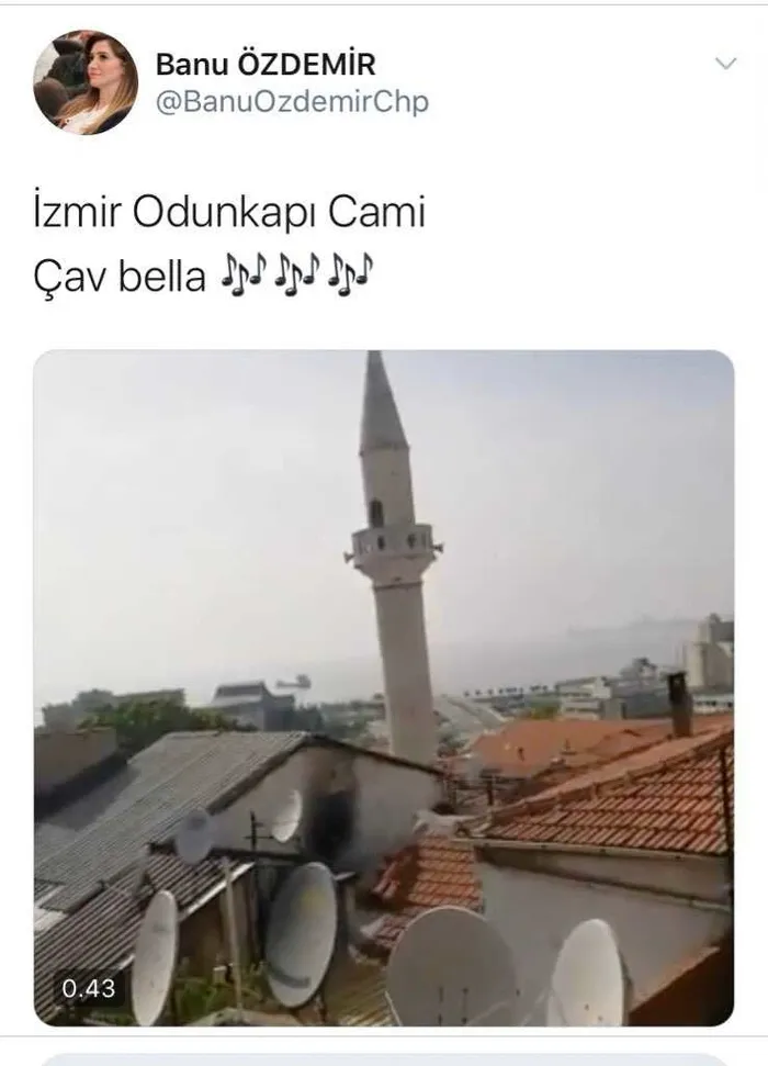 İzmir'de camilere çirkin saldırı! Minarelerden "Çav Bella" dinletildi - 1