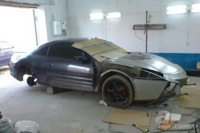 Çinli makinist evinde Lamborghini yaptı! 10
