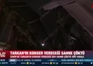 İzmirde Tarkanın konseri öncesi sahne çöktü