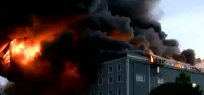 İstanbul Esenyurt’ta fabrika yangını