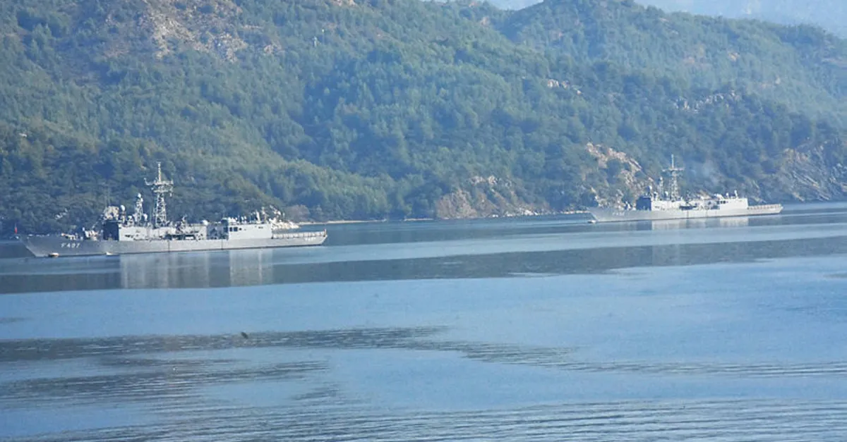 Türk savaş gemileri Akdeniz'e indi | Video