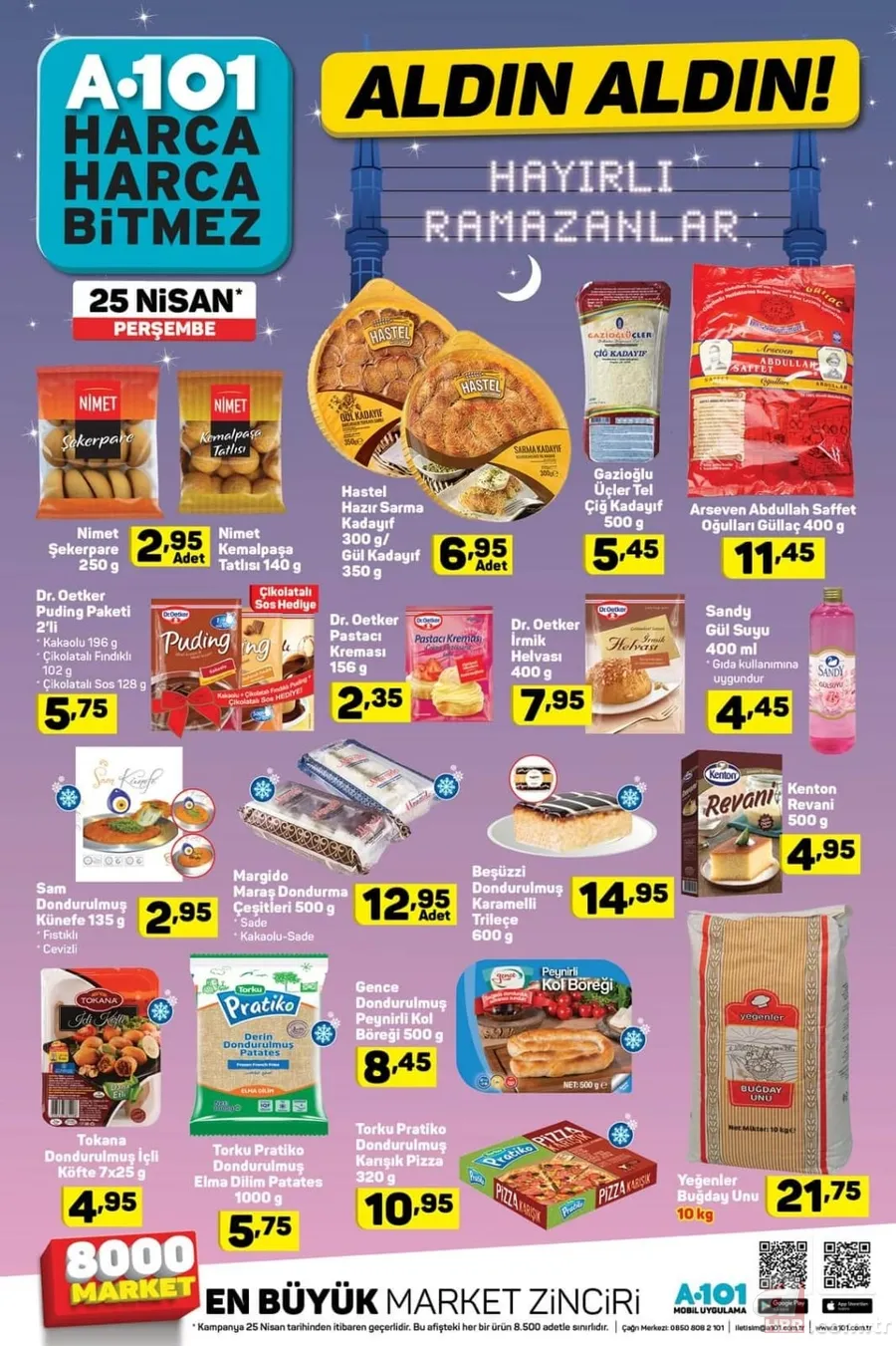 A101 aktüel ürünler kataloğu 25 Nisan için son gün! A101 indirimli ürünler neler? 24