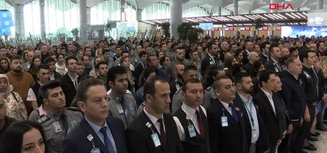 İstanbul Havalimanı’nda Gazi Mustafa Kemal Atatürk anıldı