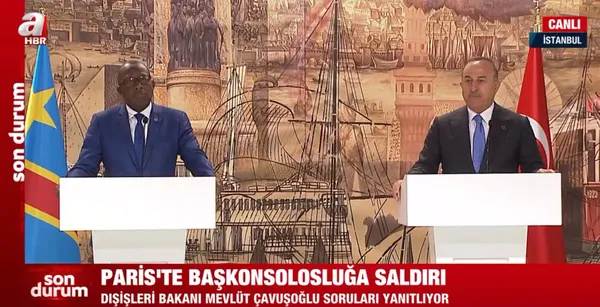 Son dakika: Türkiye'den Paris Başkonsolosluğuna saldırıya tepki! Bakan Çavuşoğlu: Somut adımlar görmek istiyoruz - 1