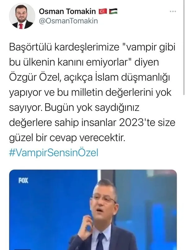 Son dakika: AK Parti'den CHP'li Özgür Özel'e sert tepki! Merve Kavakcı’nın kızı Fatma Gülham Abusahanab’a "vampir" demişti - 6