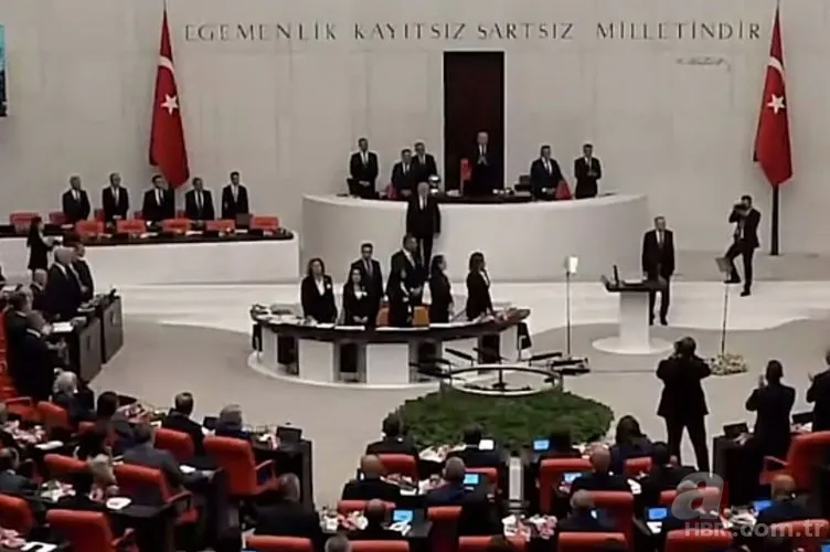 HDP ve CHP'lilerden büyük saygısızlık! Başkan Erdoğan TBMM Genel Kurulu'na giriş yaparken ayağa kalkmadılar 6