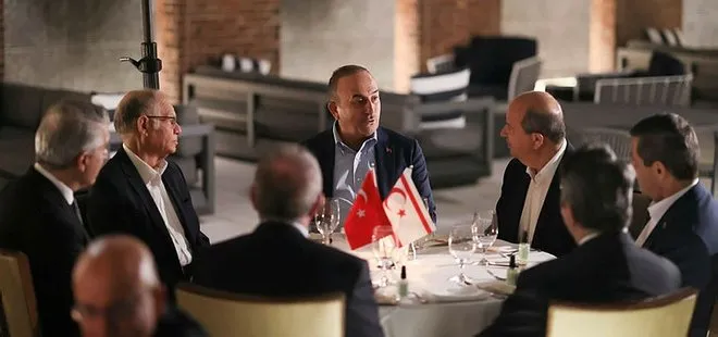 Dışişleri Bakanı Mevlüt Çavuşoğlu New York’ta! KKTC Cumhurbaşkanı ve Dışişleri Bakanı ile bir araya geldi