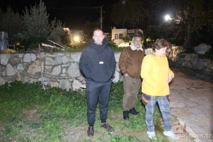 Mahalleli deprem zannetti: Duvar yıkıldı evler tahliye edildi | Bodrum’da korkutan olay